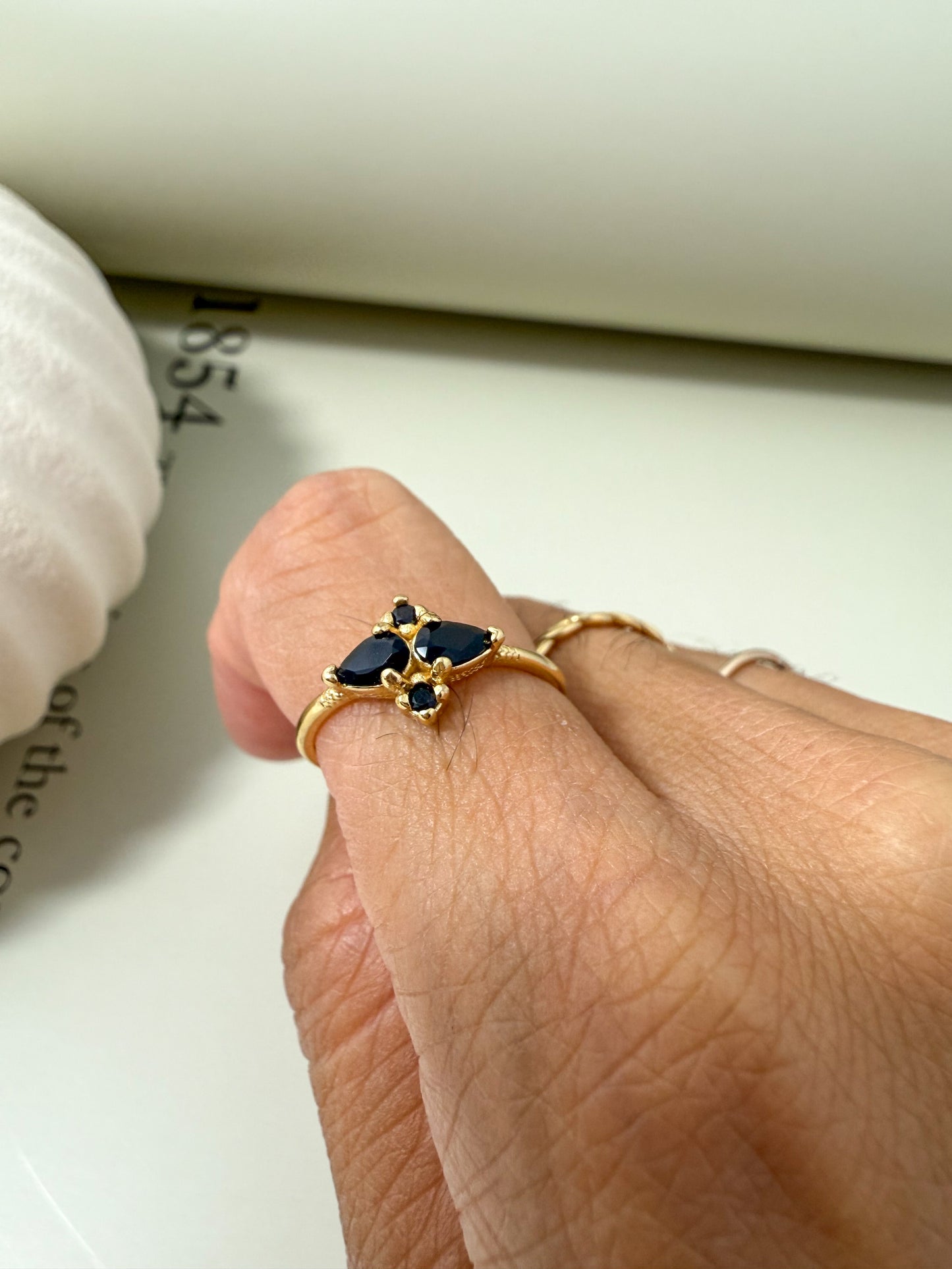 Velani Jewelry Flower Ring with CZ
