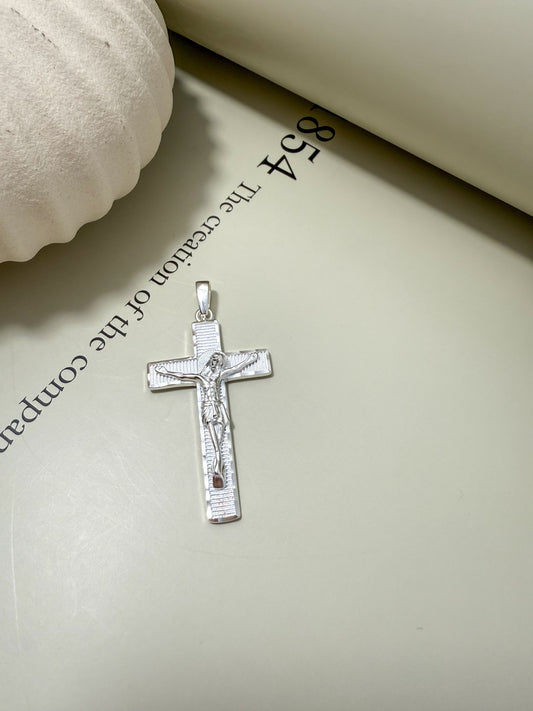 Velani Jewelry Crucifix Pendant in Sterling Silver