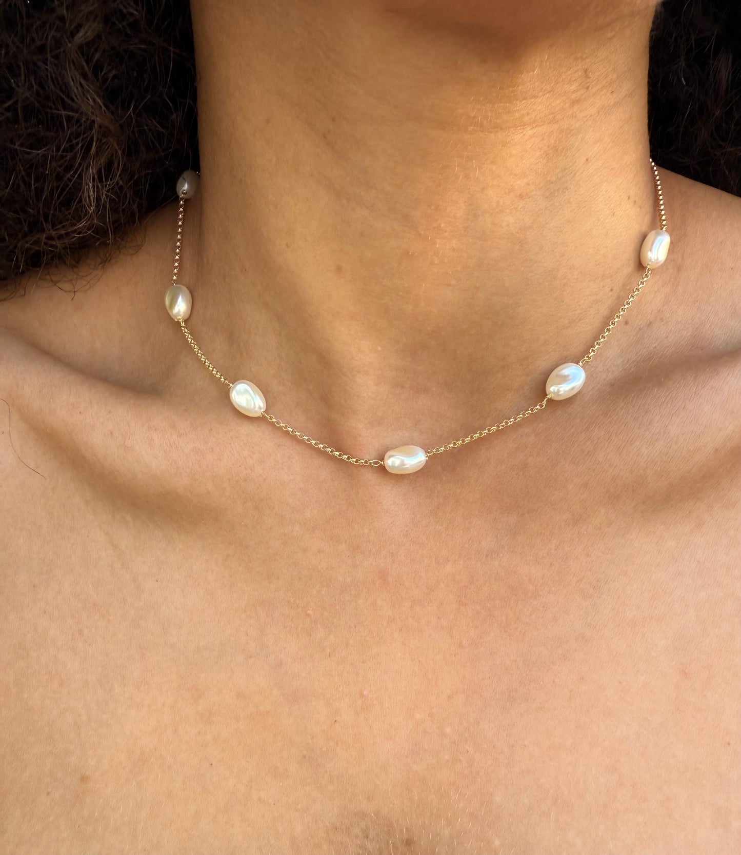 Velani Jewelry 6 Baroque Pearl Necklace