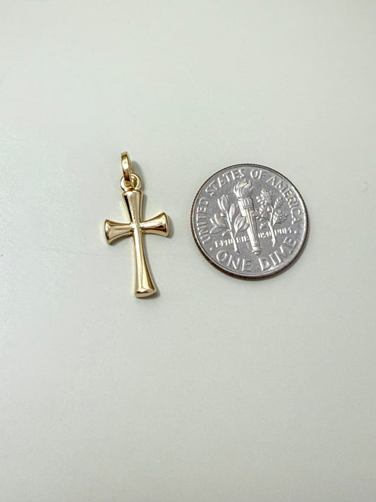 Velani Jewelry Classic Cross Pendant Gold Filled