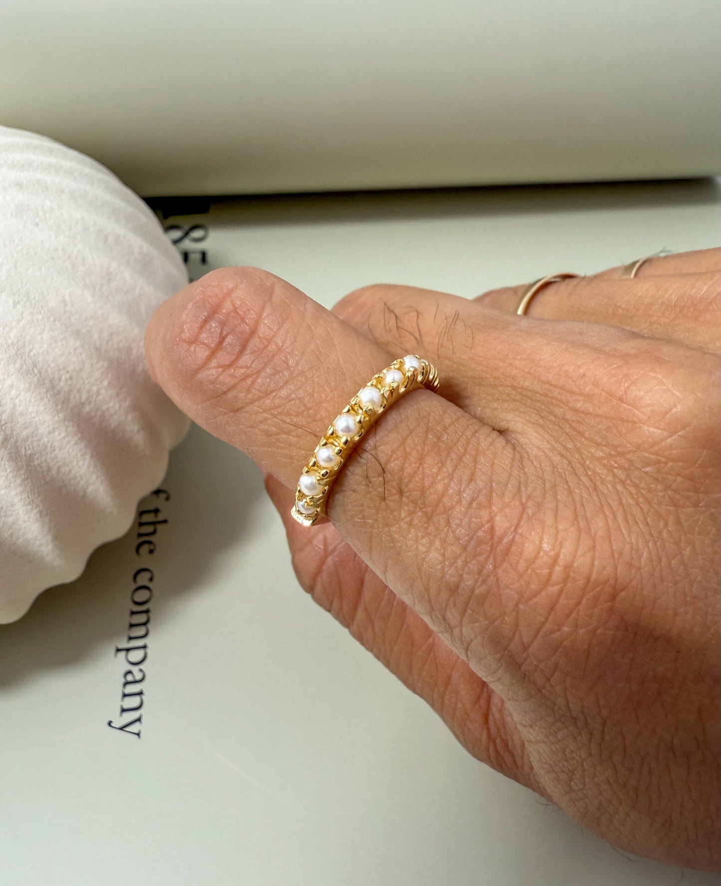 Velani Jewelry Mini Freshwater Pearl Ring