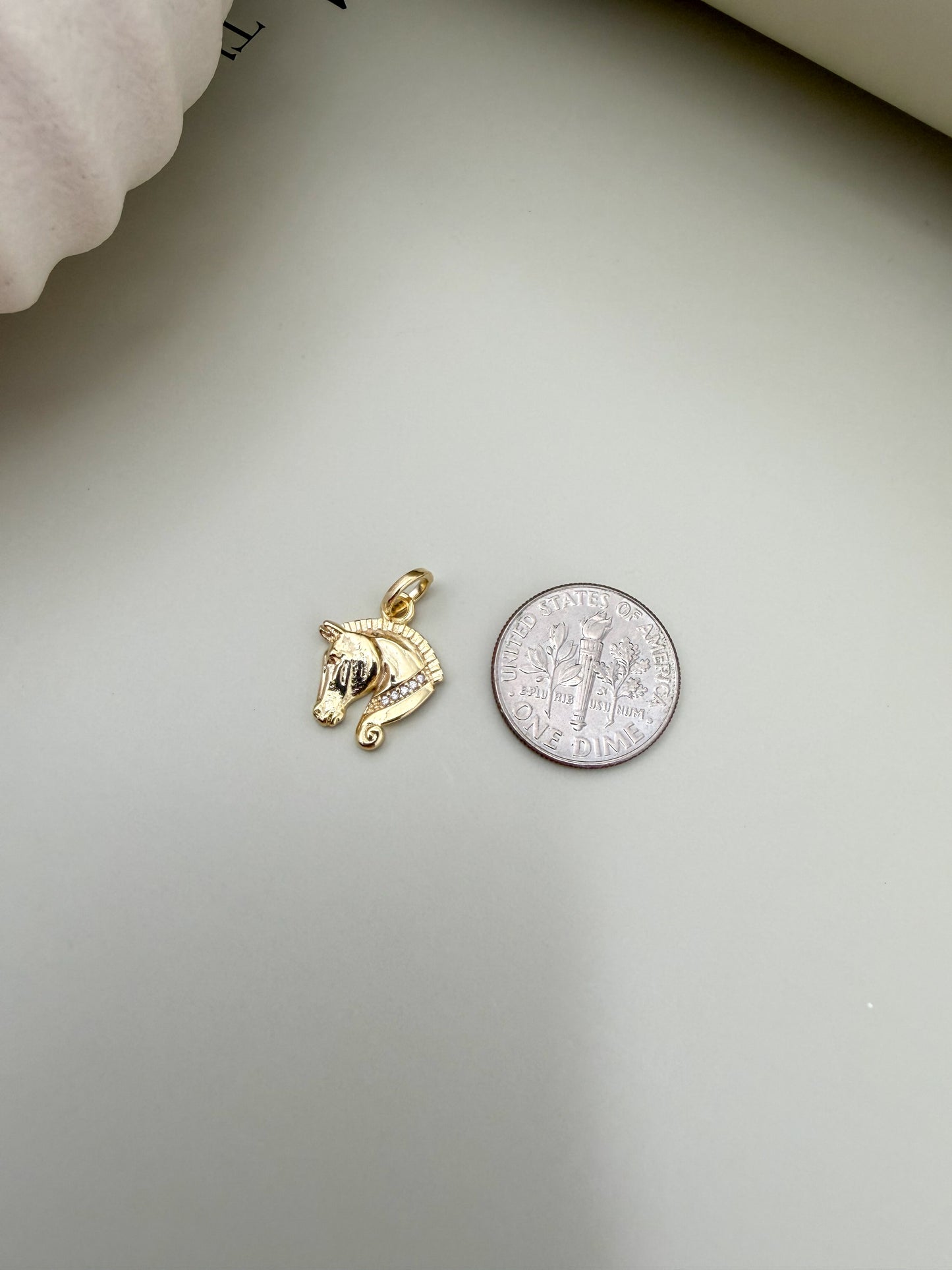 Velani Jewelry Sovereign Horse CZ Pendant
