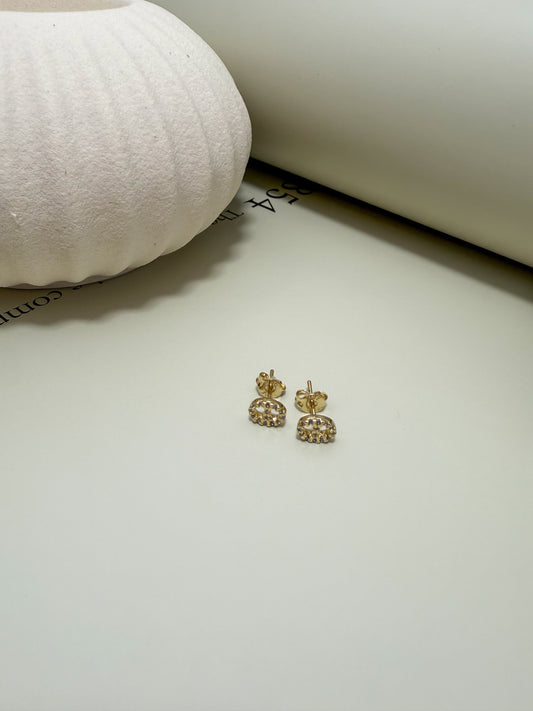 Velani Jewelry Mariner Pavé Stud Earrings
