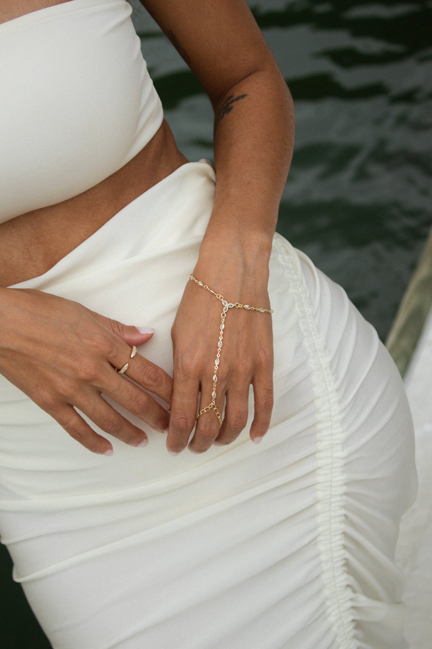 Velani Jewelry Ellisse Luxe Hand Chain