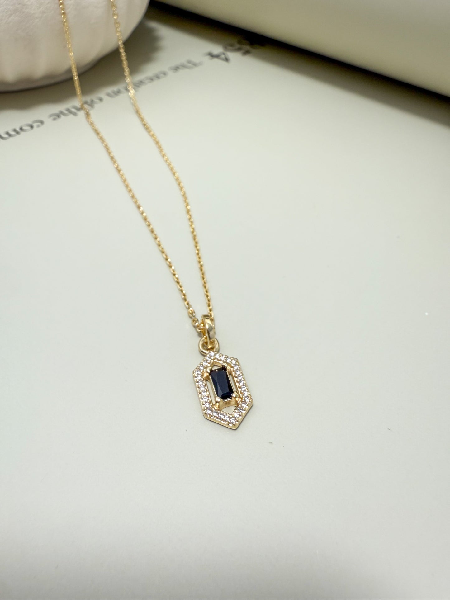 Velani Jewelry Monaco Pavé & Baguette CZ Necklace