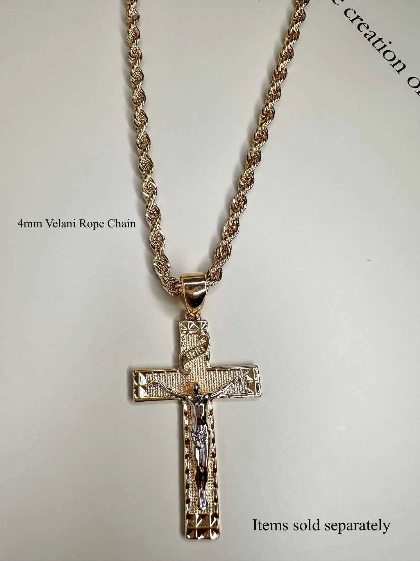 Velani Duo Crucifix Pendant