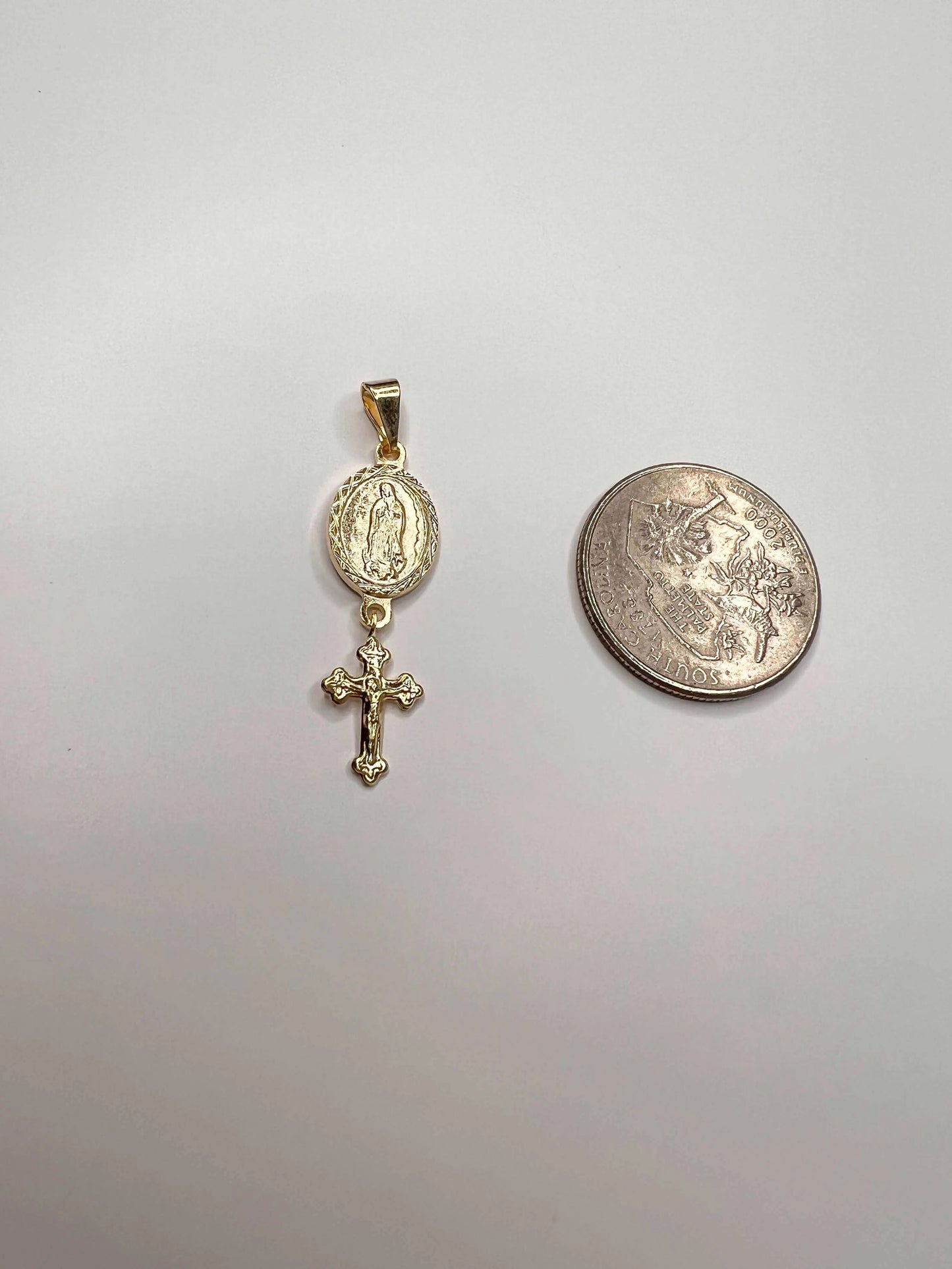 Velani Guadalupe Crucifix Pendant