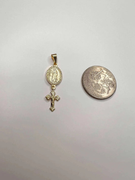 Velani Guadalupe Crucifix Pendant