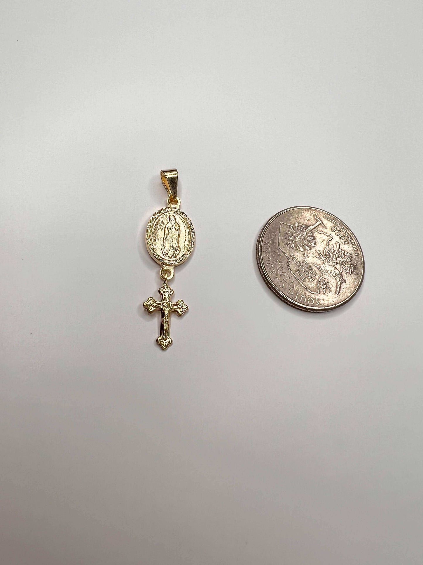 Velani Guadalupe Crucifix Pendant