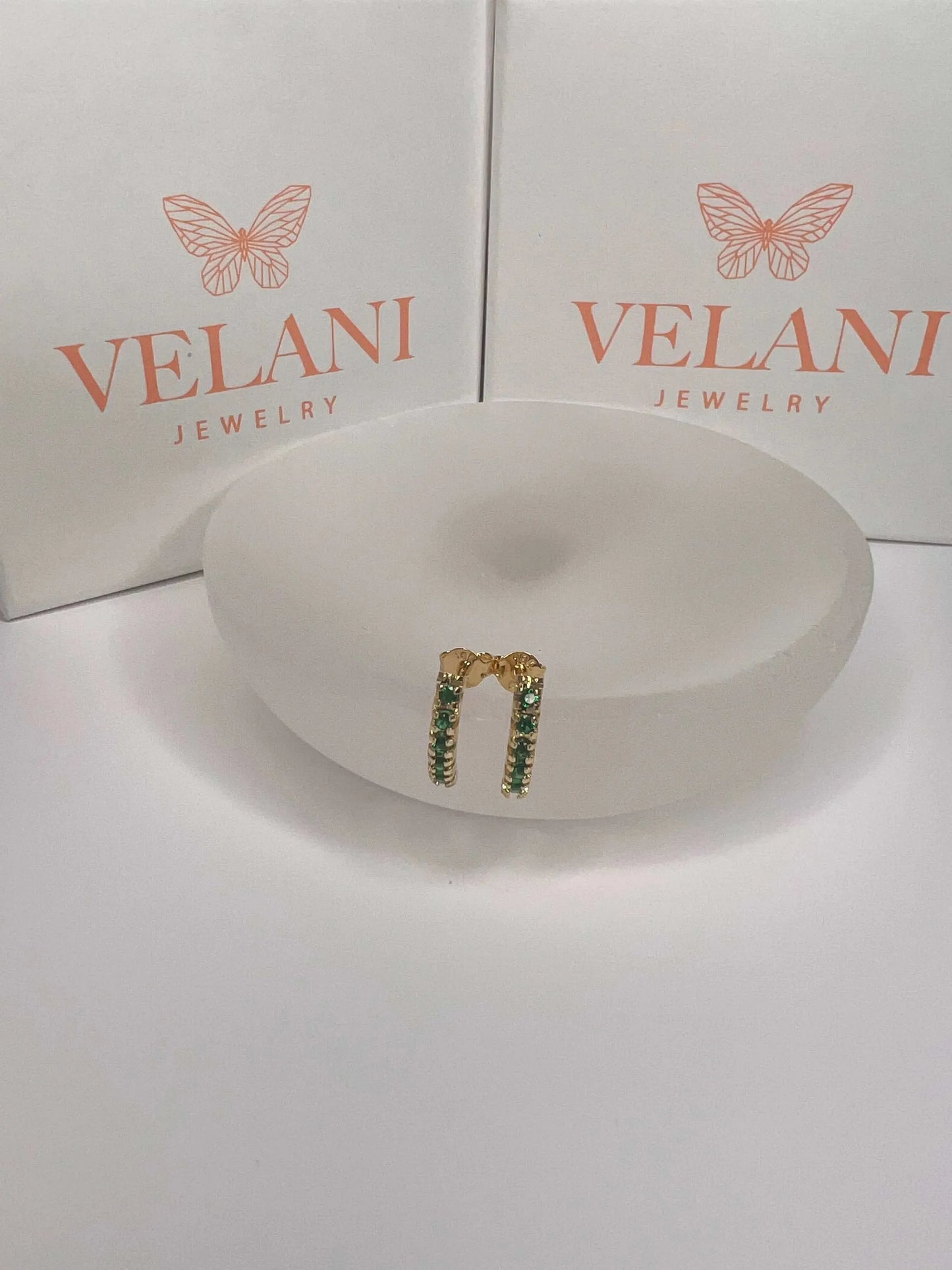 Velani Jewelry 5 CZ Studs Earrings
