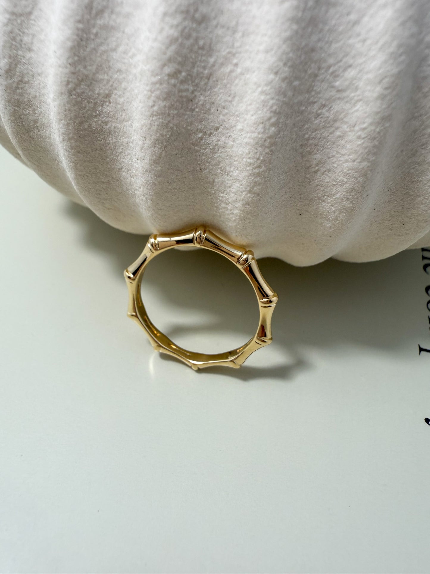 Velani Jewelry Bamboo Stackable Ring