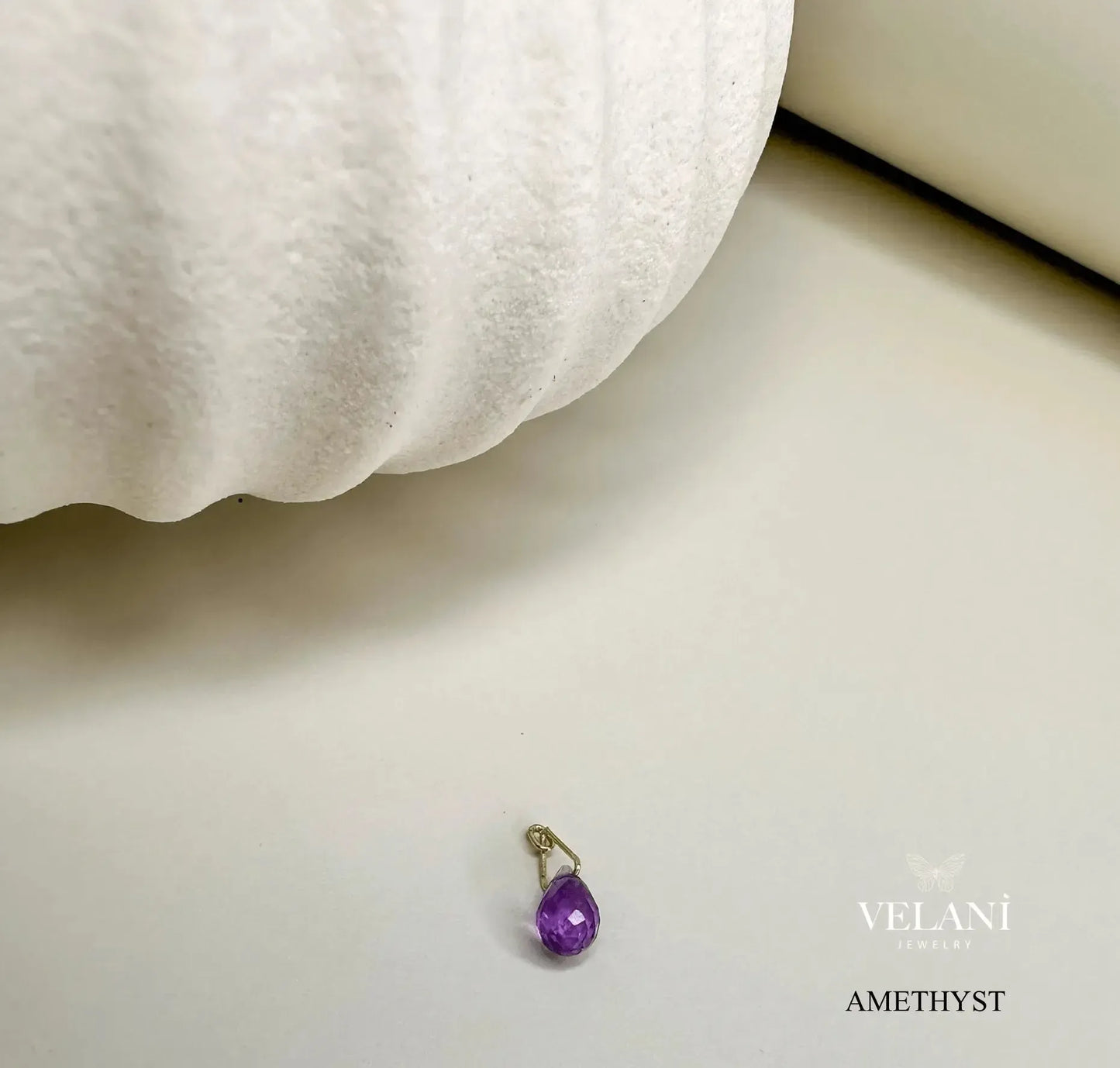 Velani Jewelry Briolette and Starfish Pendant