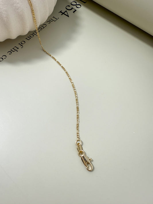 Velani Jewelry Dainty Figaro Anklet