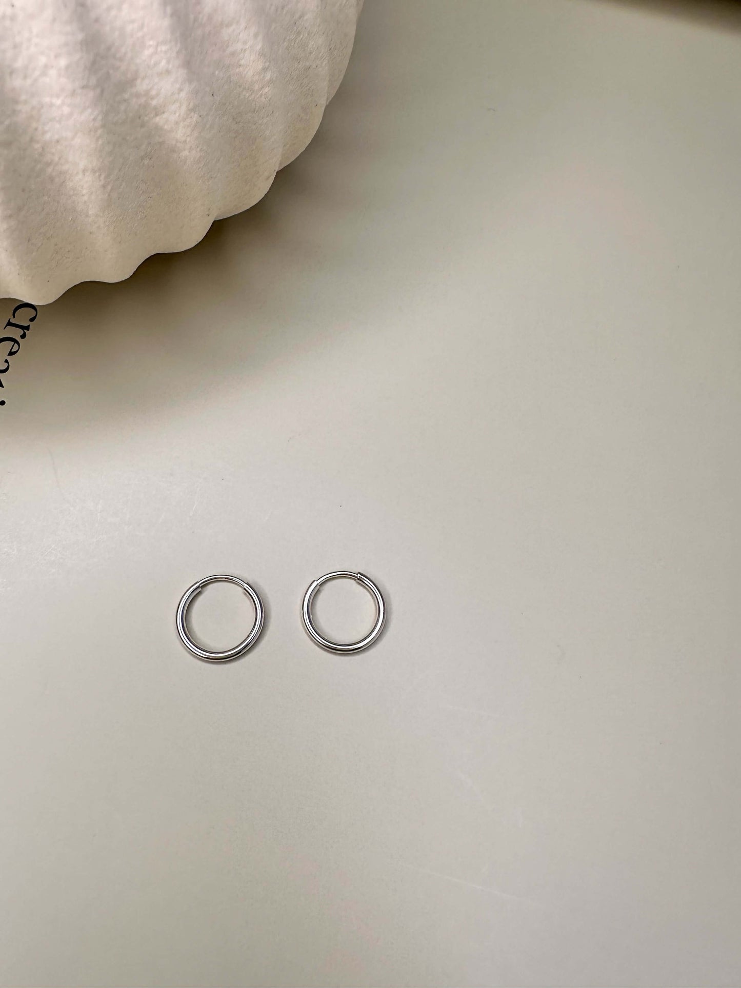 Velani Jewelry Endless Hoop Earrings - Sterling Silver