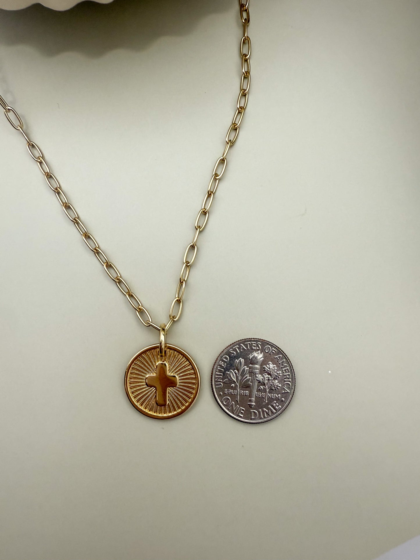 Velani Jewelry Halo of Faith Necklace