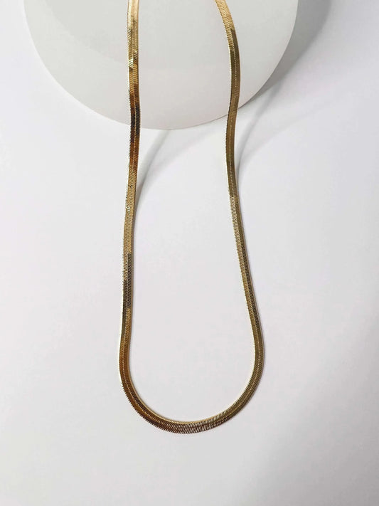 Velani Jewelry Herringbone Necklace