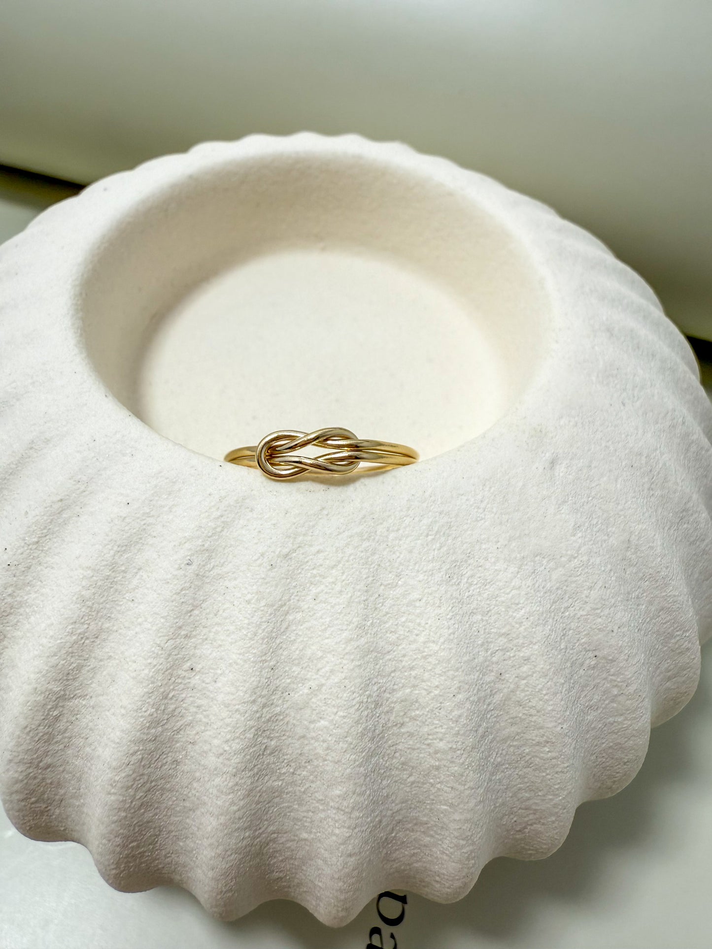 Velani Jewelry Love Knot Gold Filled Ring