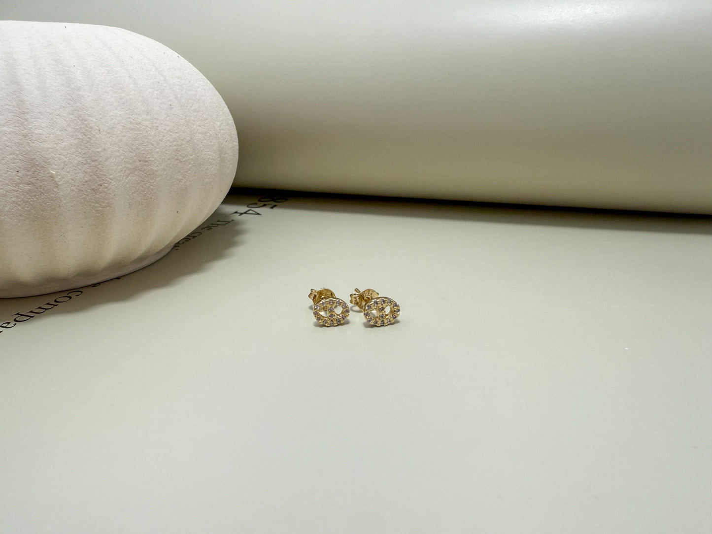 Velani Jewelry Mariner Pavé Stud Earrings