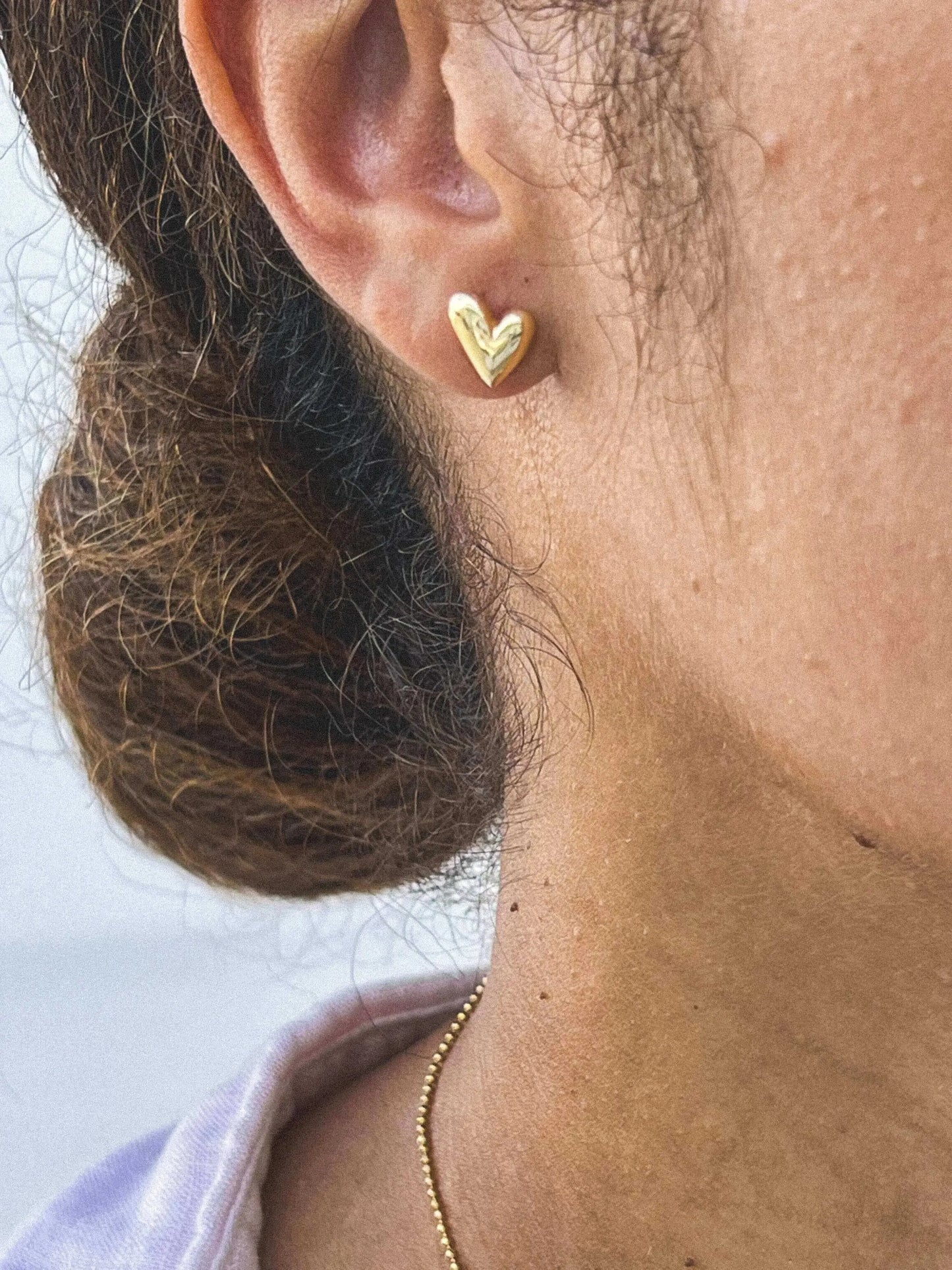 Velani Jewelry My Heart Stud Earrings