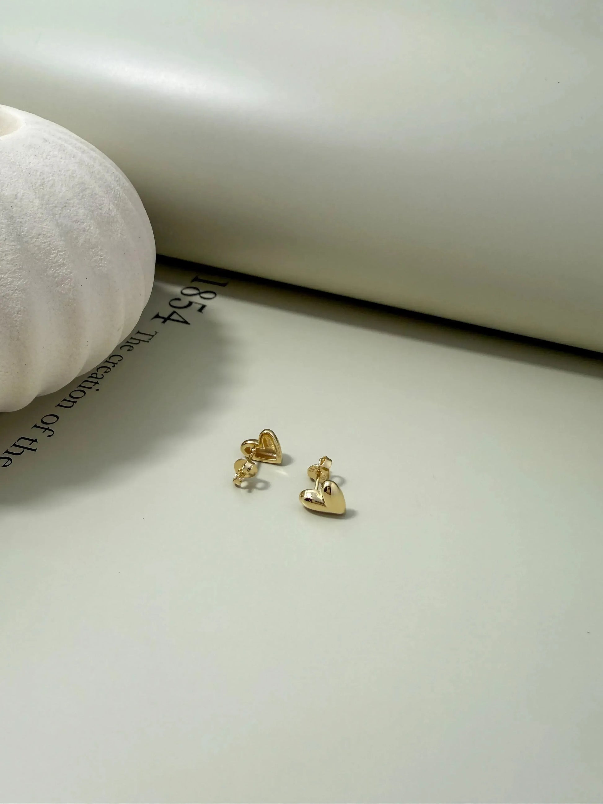 Velani Jewelry My Heart Stud Earrings