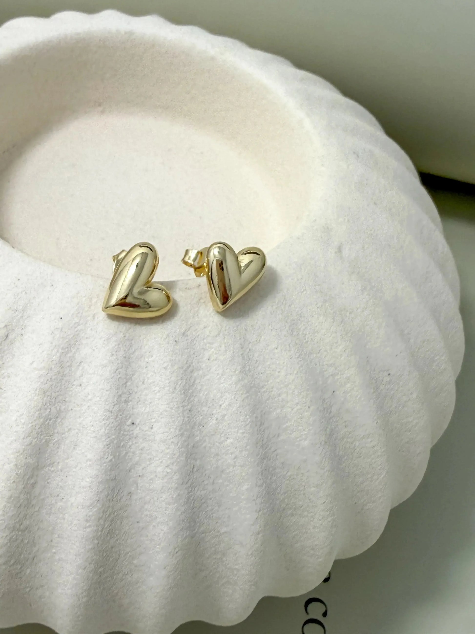 Velani Jewelry My Heart Stud Earrings