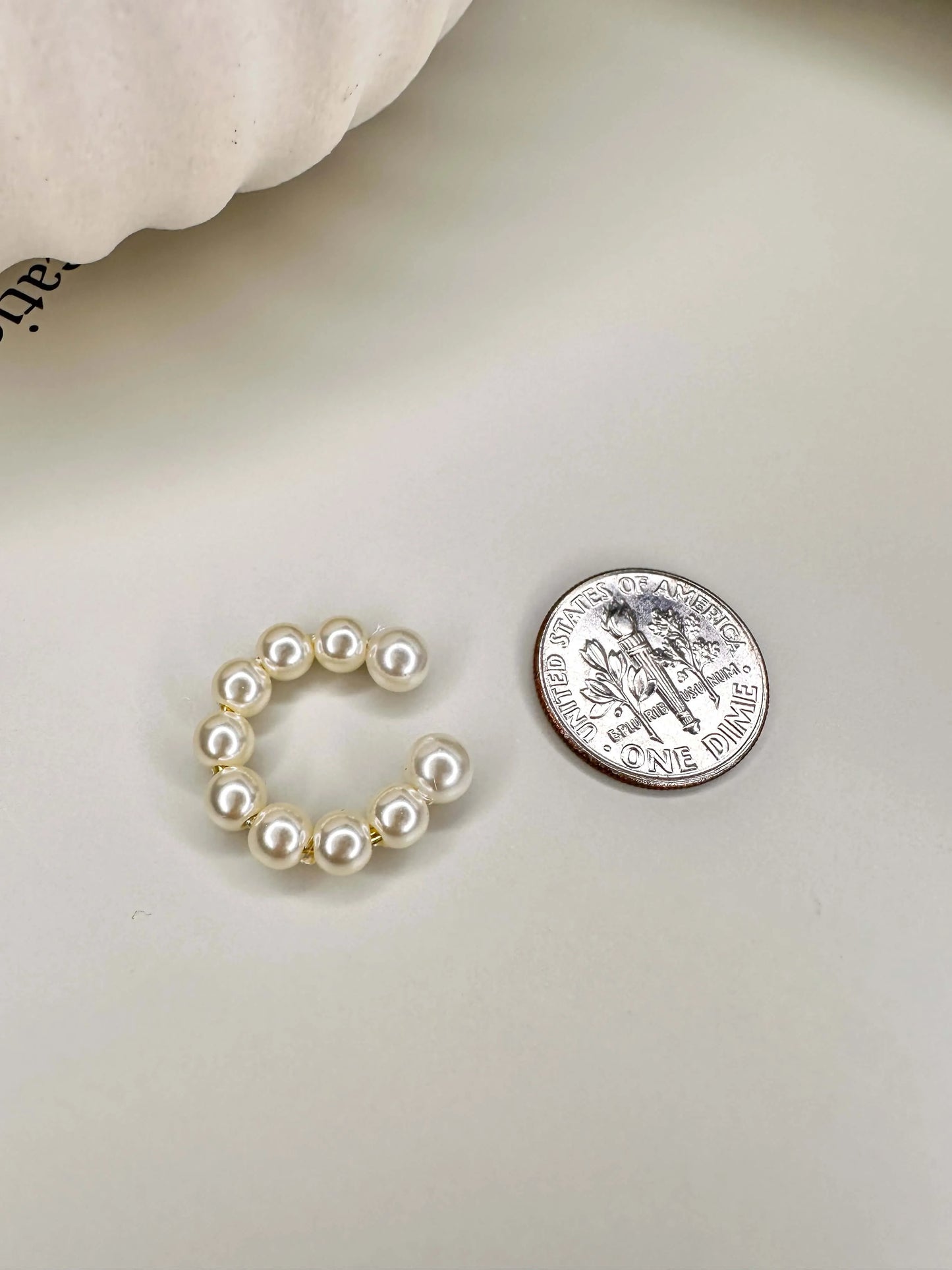 Velani Jewelry Pearl Ear Cuff