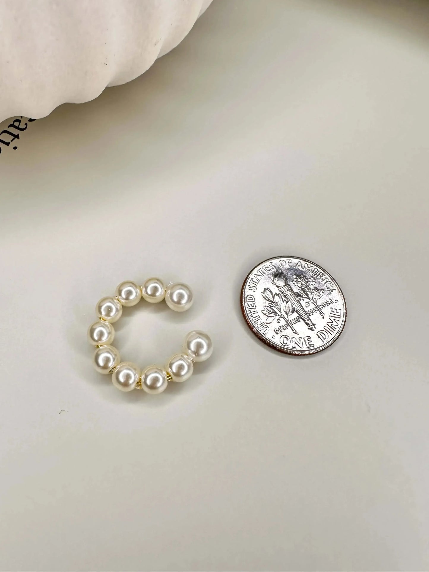 Velani Jewelry Pearl Ear Cuff