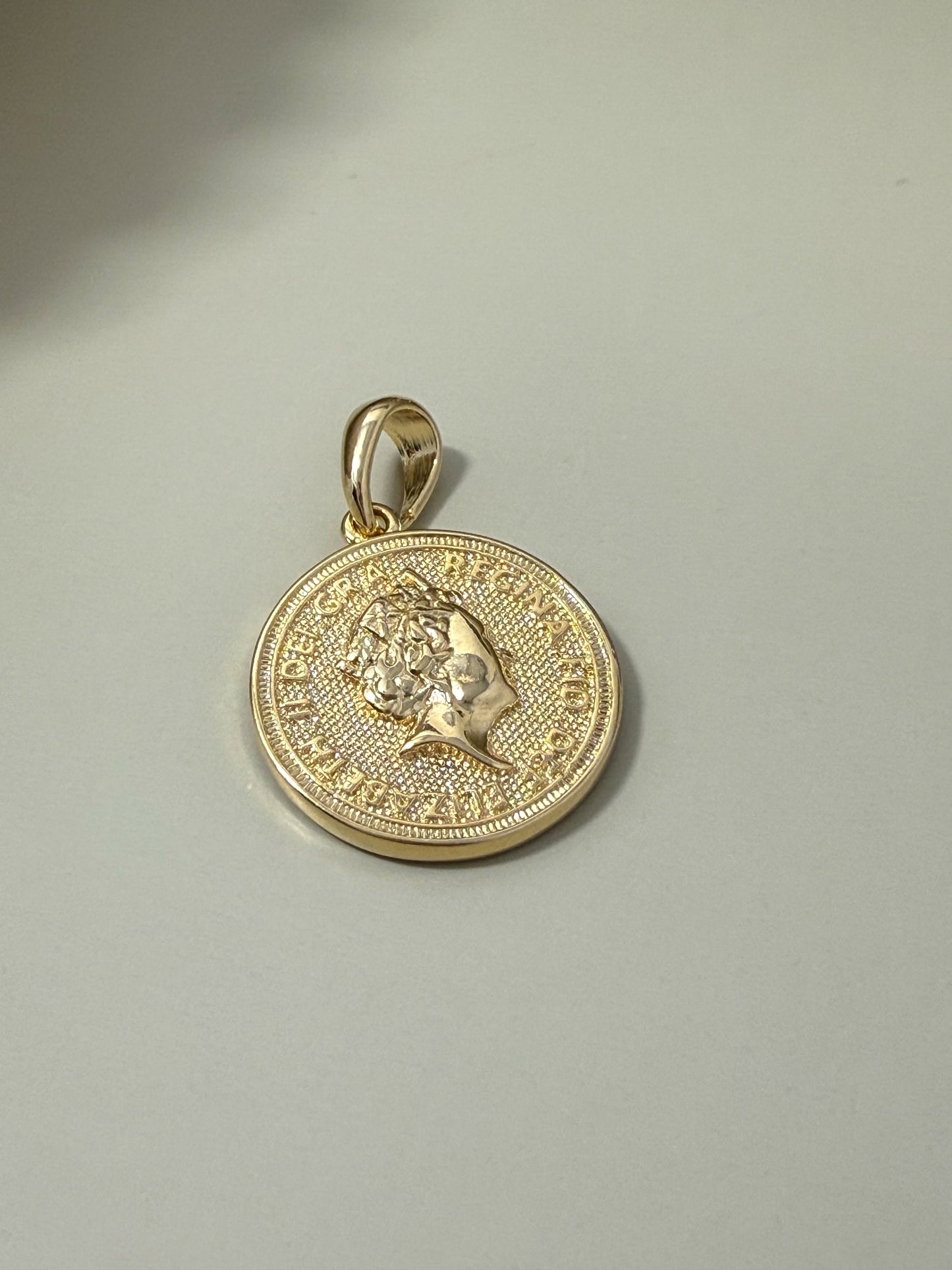 Velani Jewelry Queen Elizabeth Coin Pendant