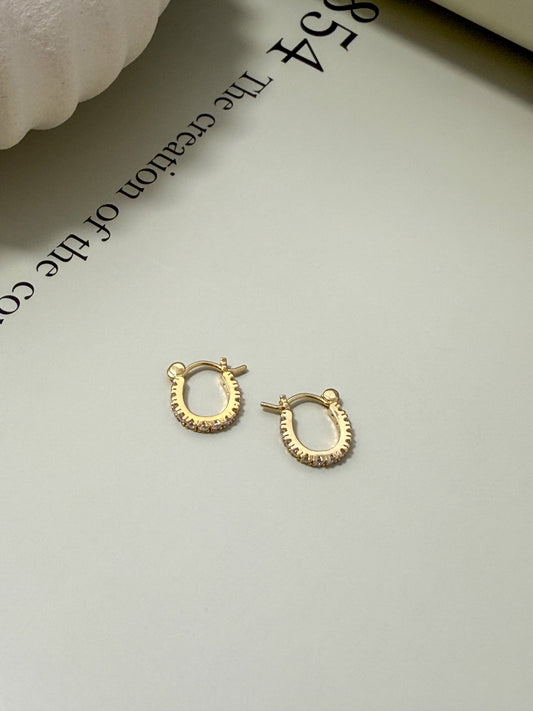Velani Jewelry Riva Pavé Hoops