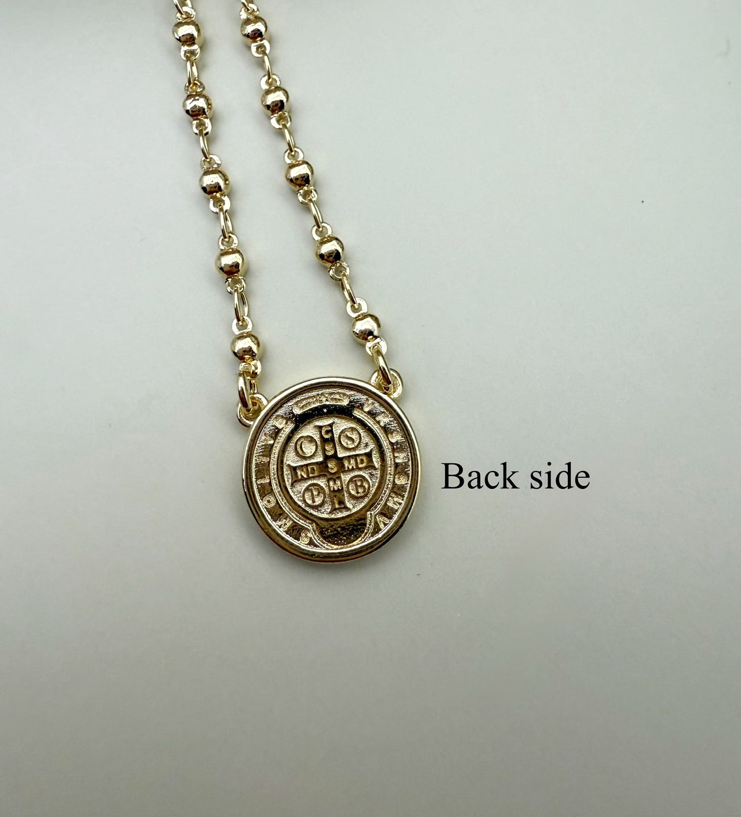 Velani Jewelry Saint Benedict Beaded Necklace