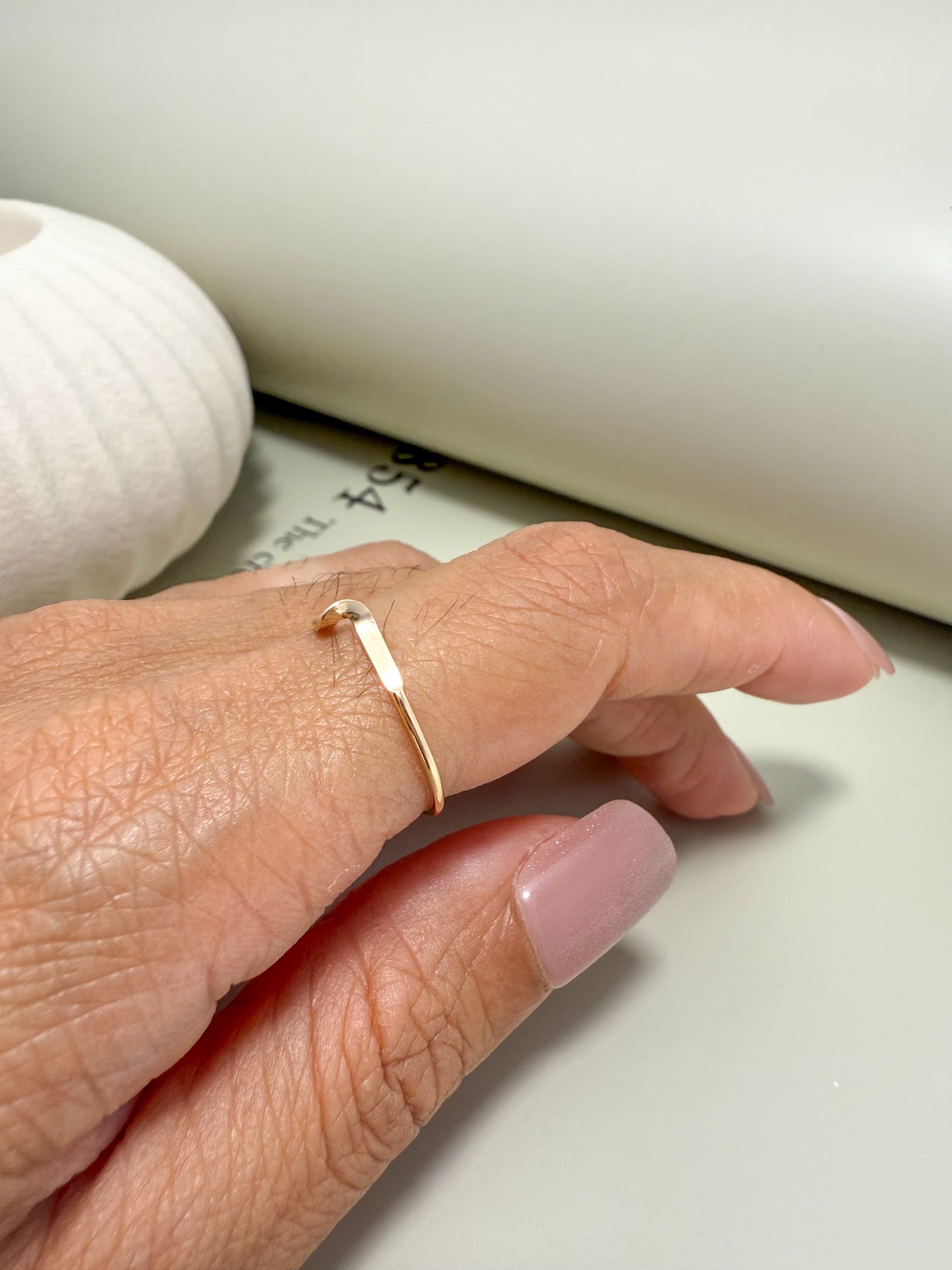 Velani Jewelry Simply Twisted Stackable Ring