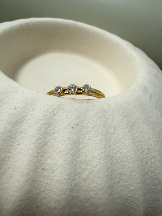 Velani Jewelry Trio of CZ Stacking Ring