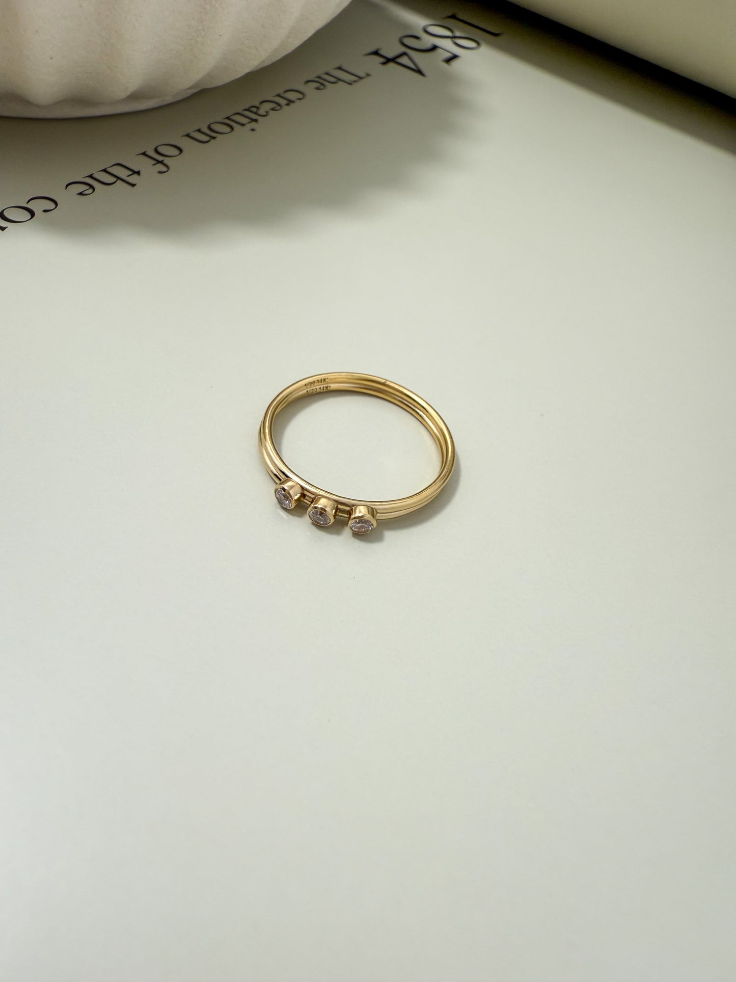 Velani Jewelry Trio of CZ Stacking Ring