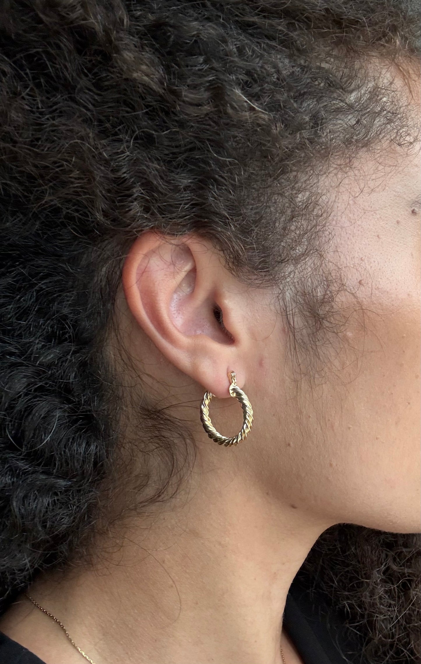 Velani Jewelry Twisted Hoop Earrings