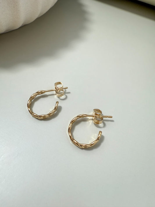 Velani Jewelry Woven C Hoop