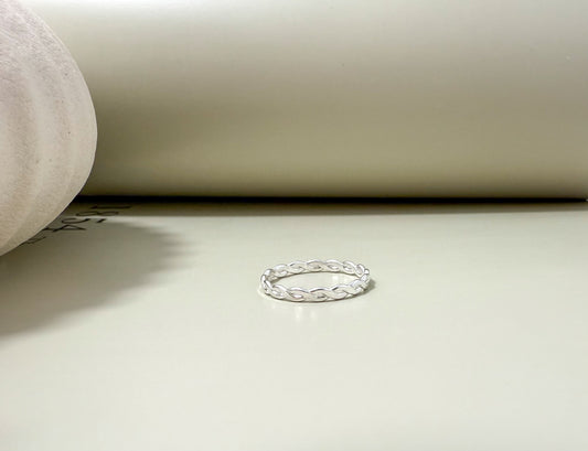 Velani Jewelry Woven Stackable Ring