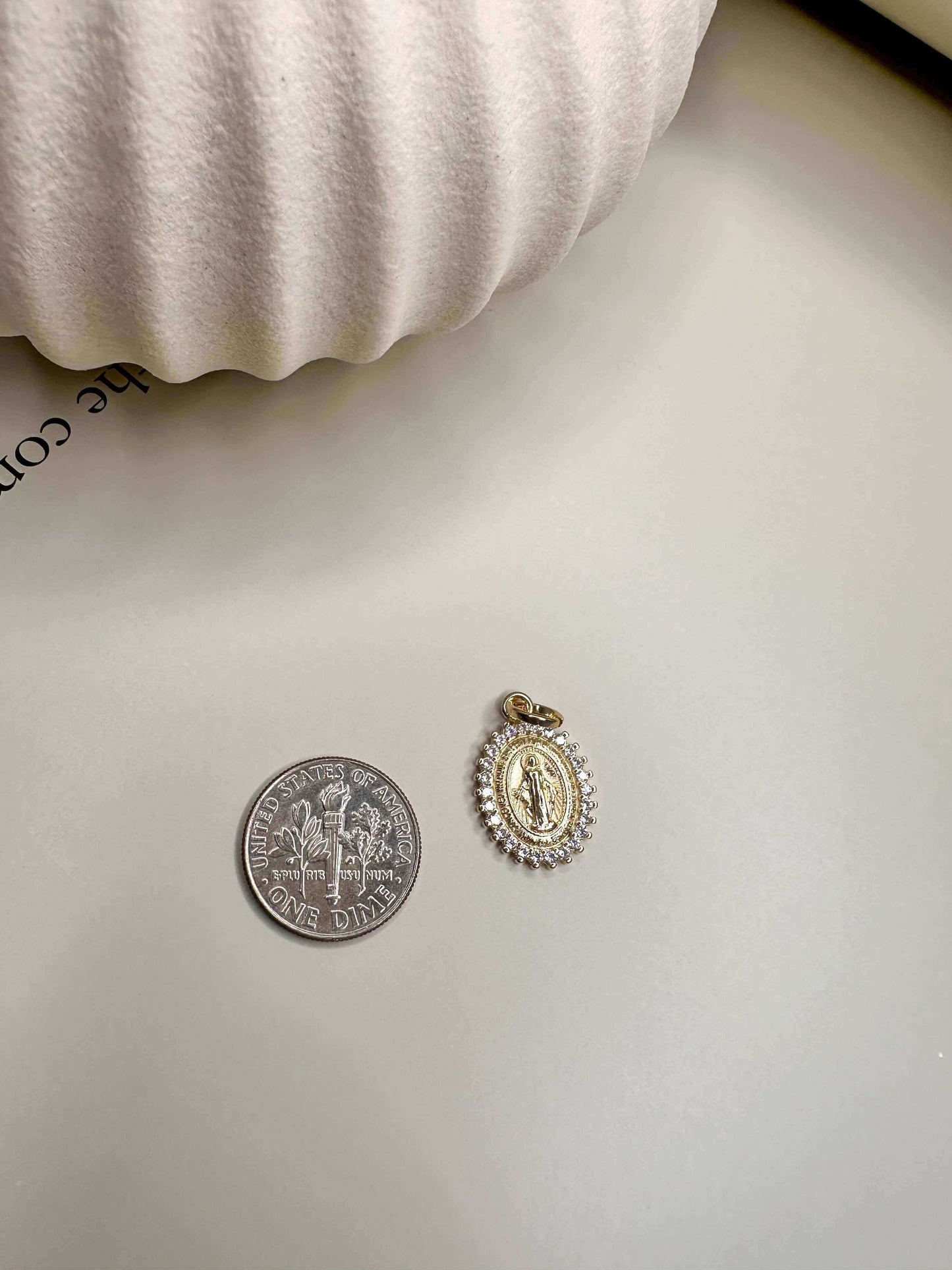 Velani Lady of Grace Elegant Pendant with CZ