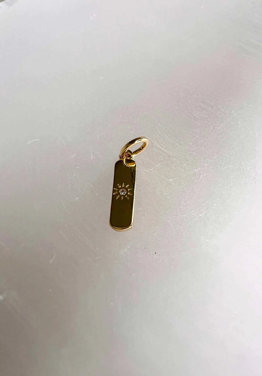 Velani Mini Dainty Sun Tag Pendant