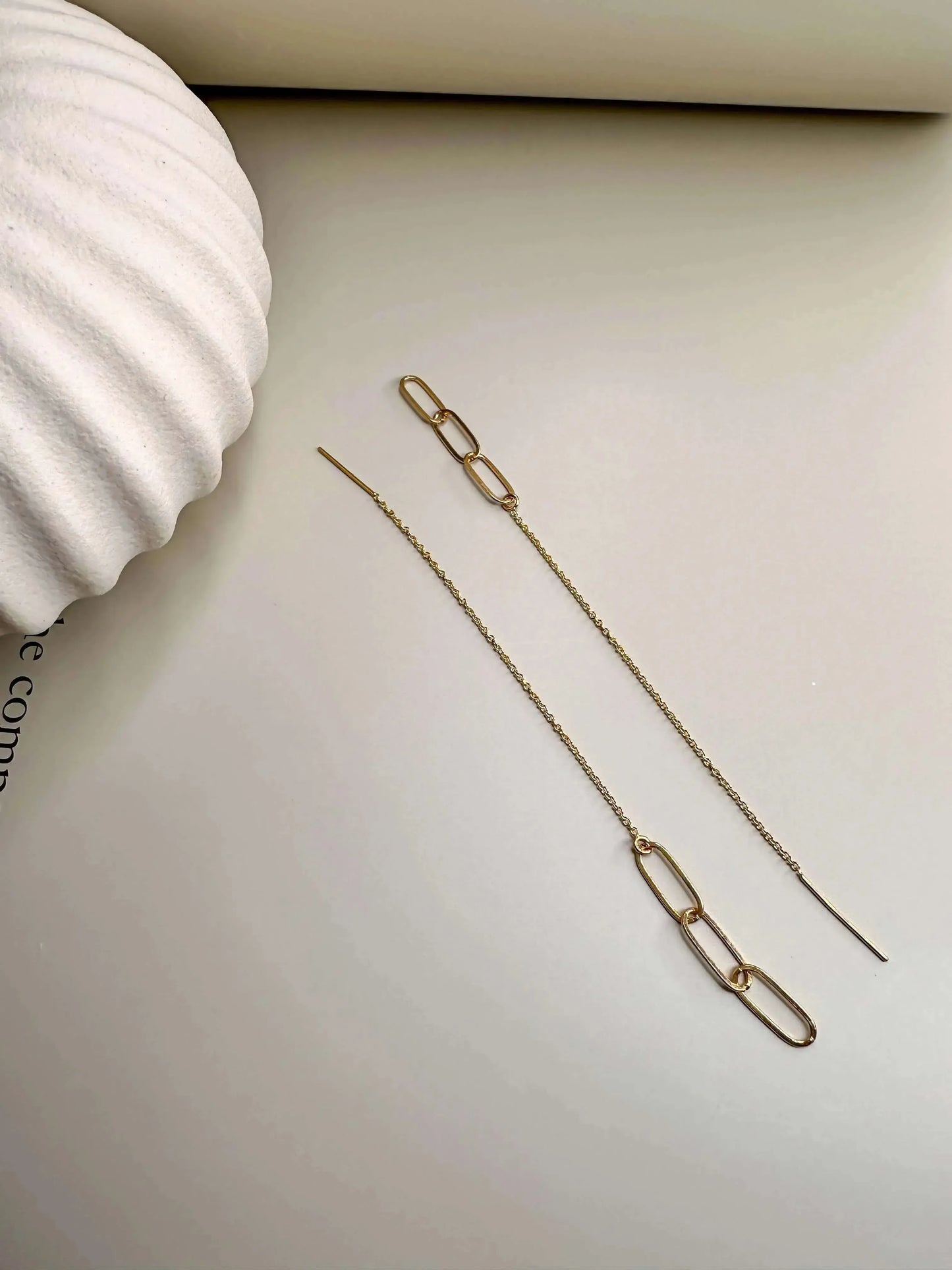 Velani Paperclip Threads Earrings