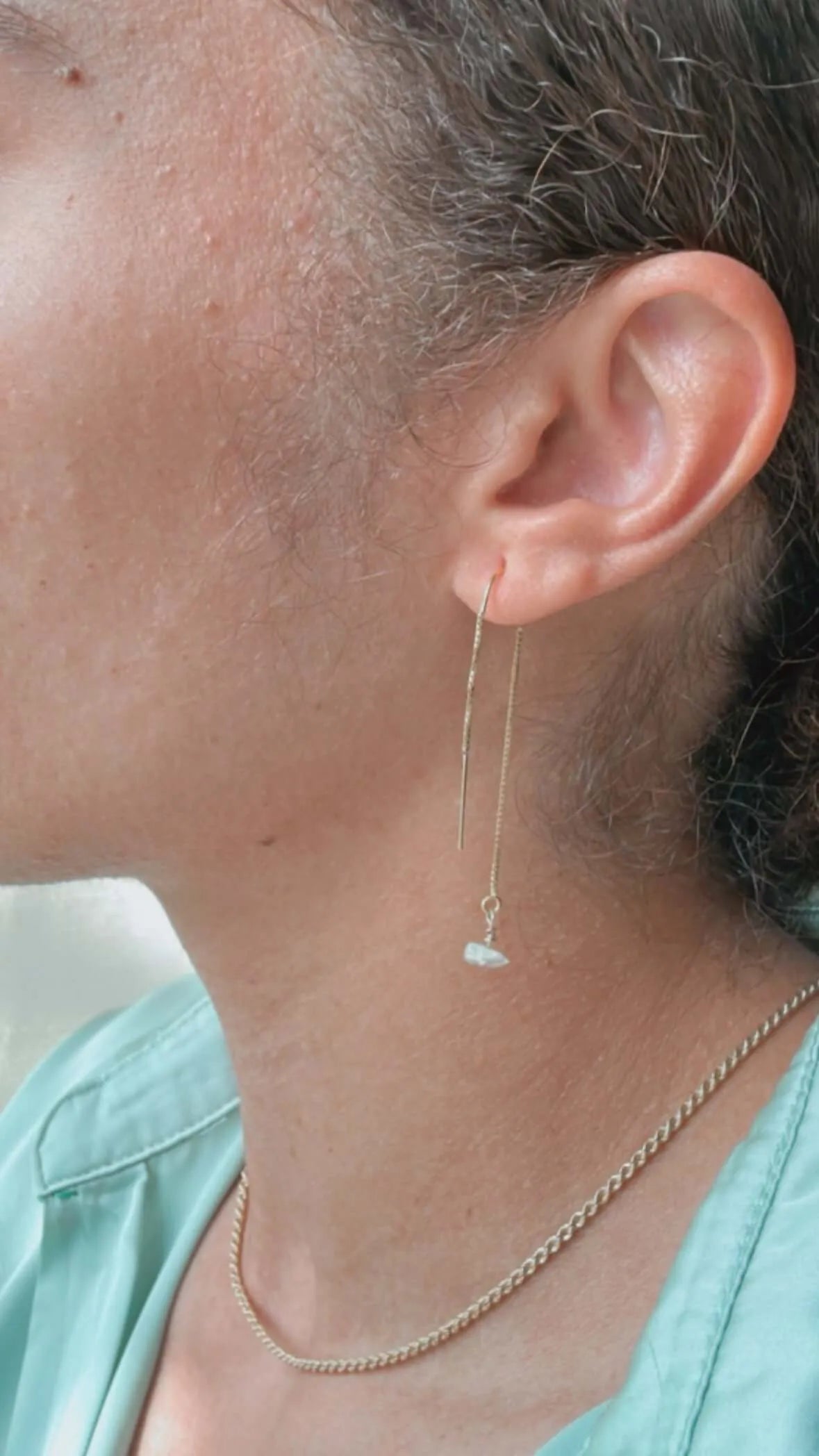 Velani Rutile Ear Threads