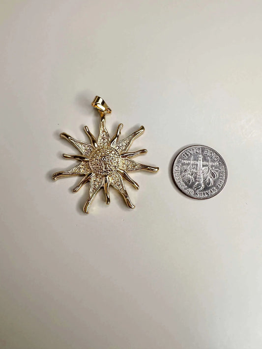 Velani Sun like Flower Pendant