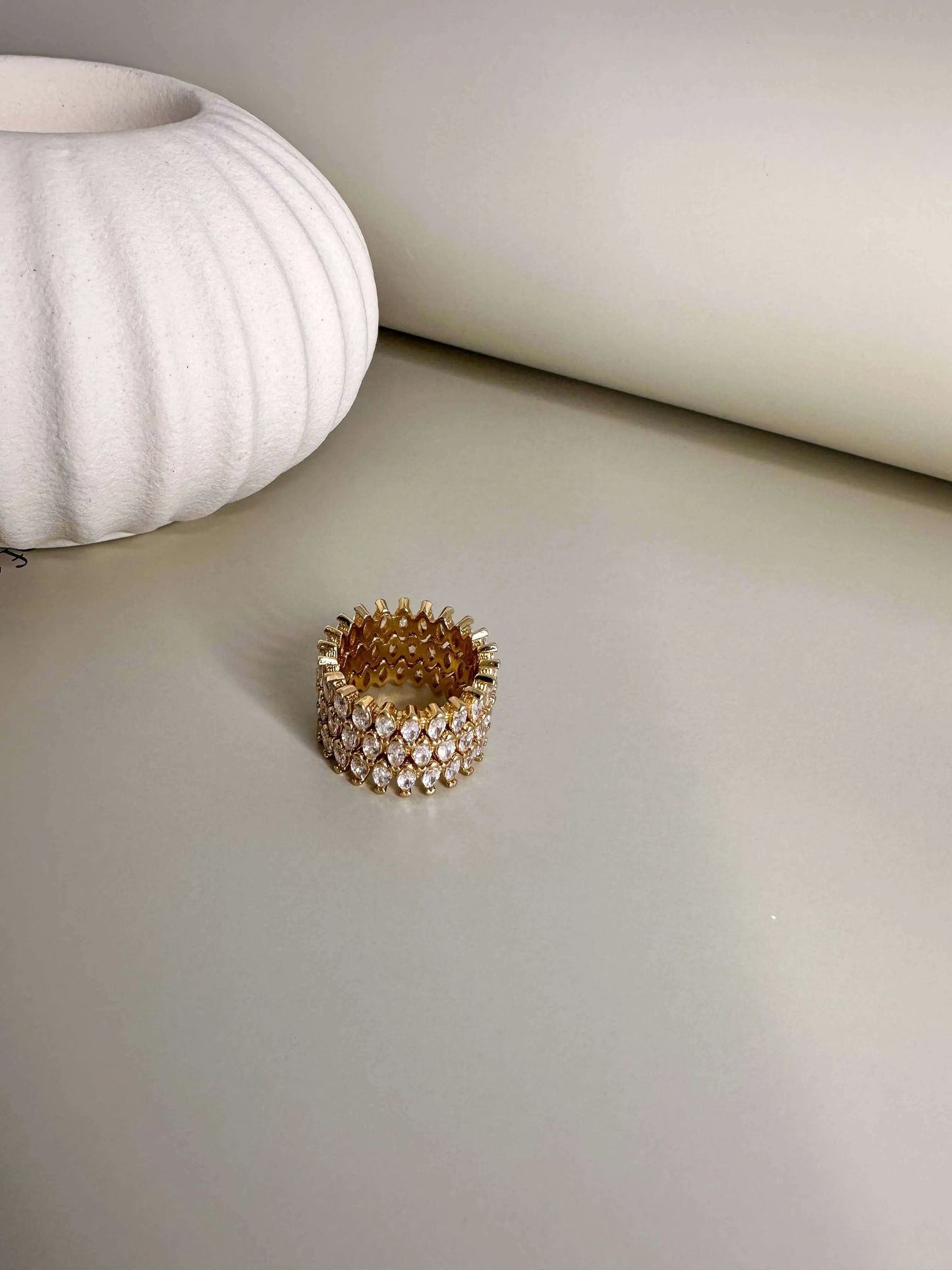 Velani Super Luxe Marquise CZ Ring