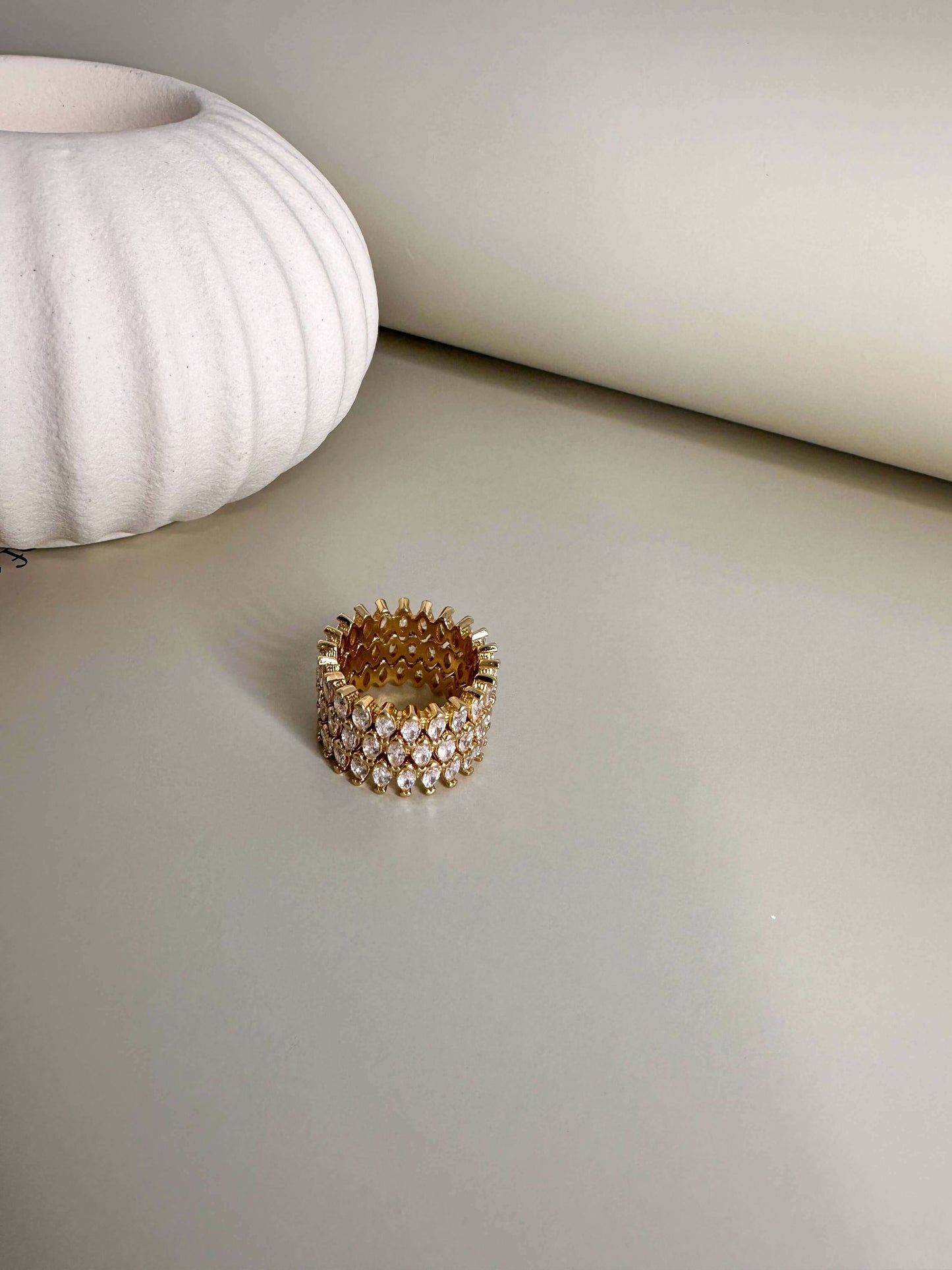 Velani Super Luxe Marquise CZ Ring