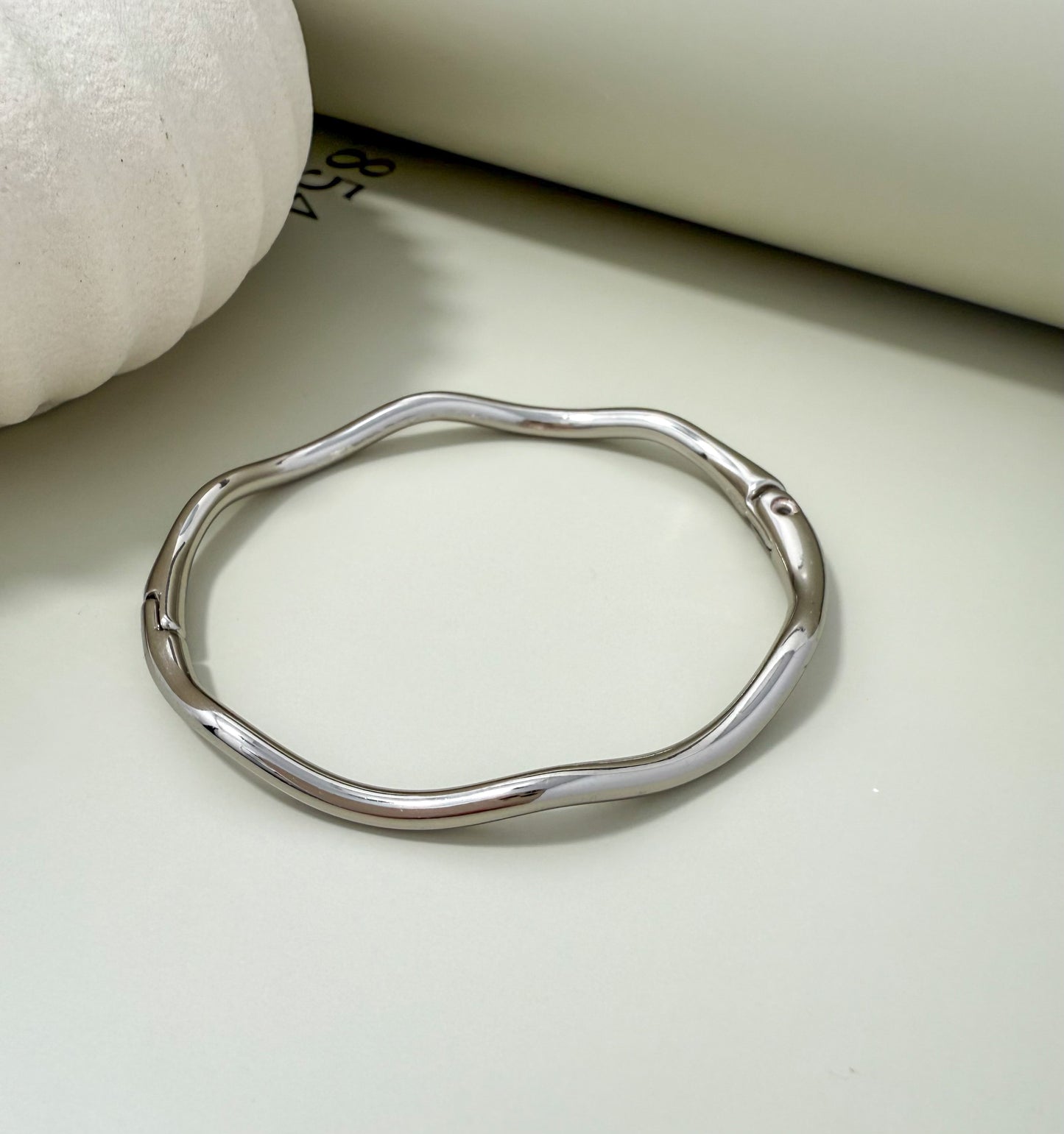 Velani Wavy Bangle Bracelet