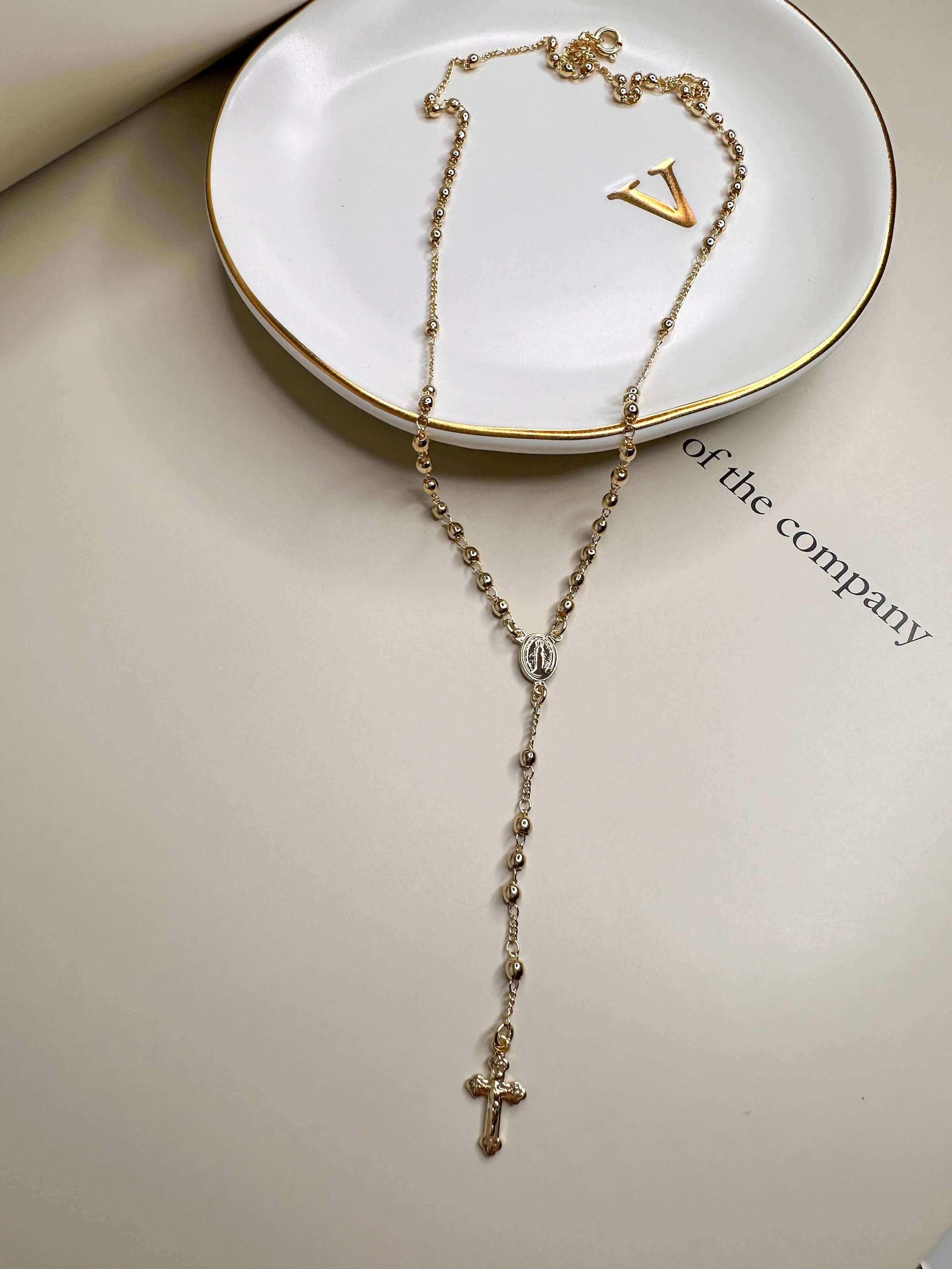 Rosary Necklaces – Elegant 18K Gold-Filled Design
