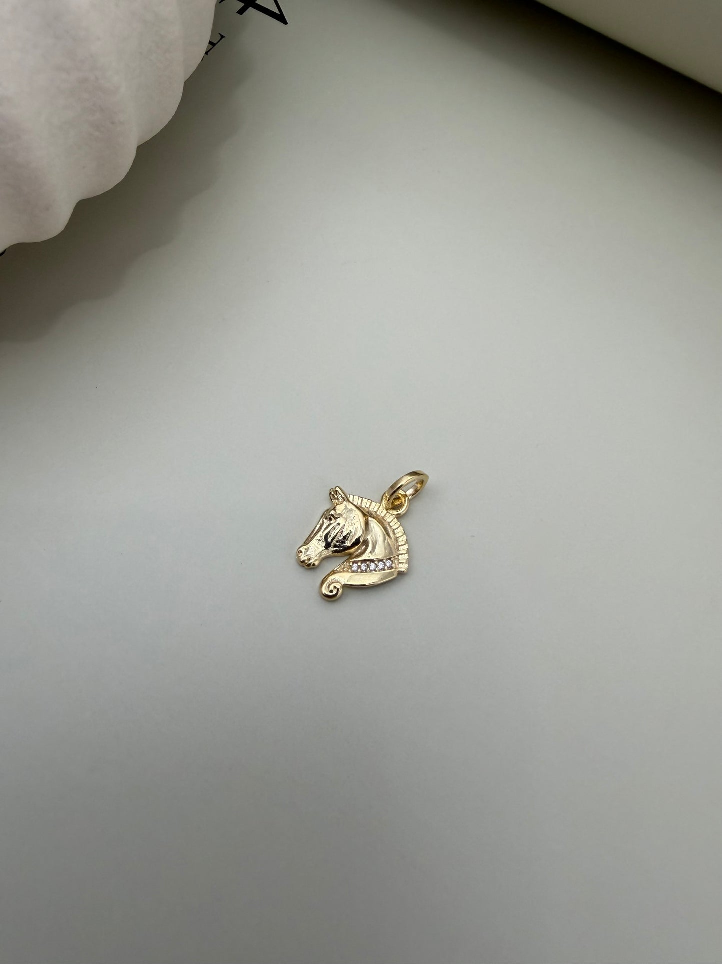 Velani Jewelry Sovereign Horse CZ Pendant