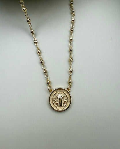 Velani Jewelry Saint Benedict Beaded Necklace