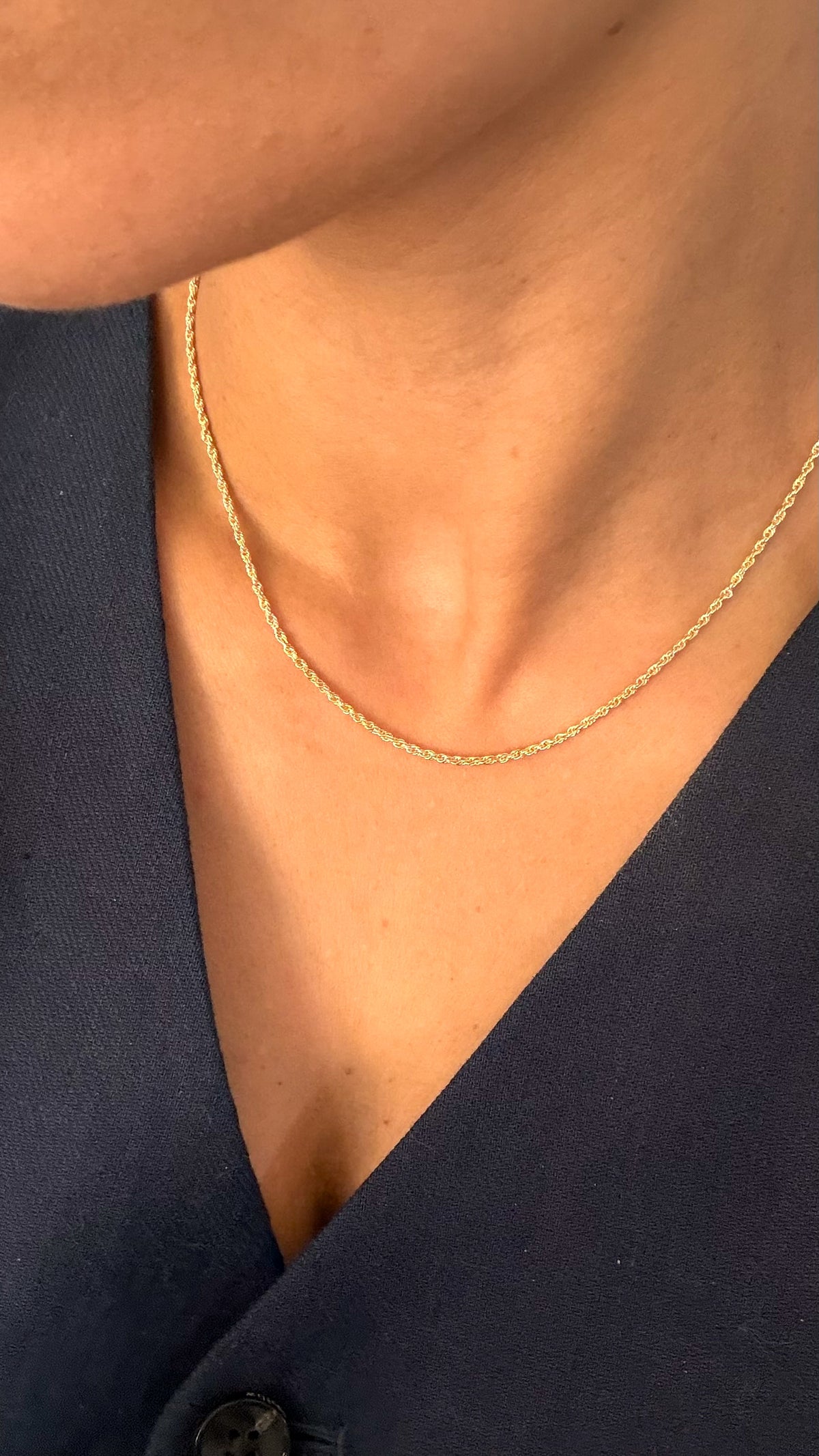 Rope Necklace 1.7mm - Velani Jewelry