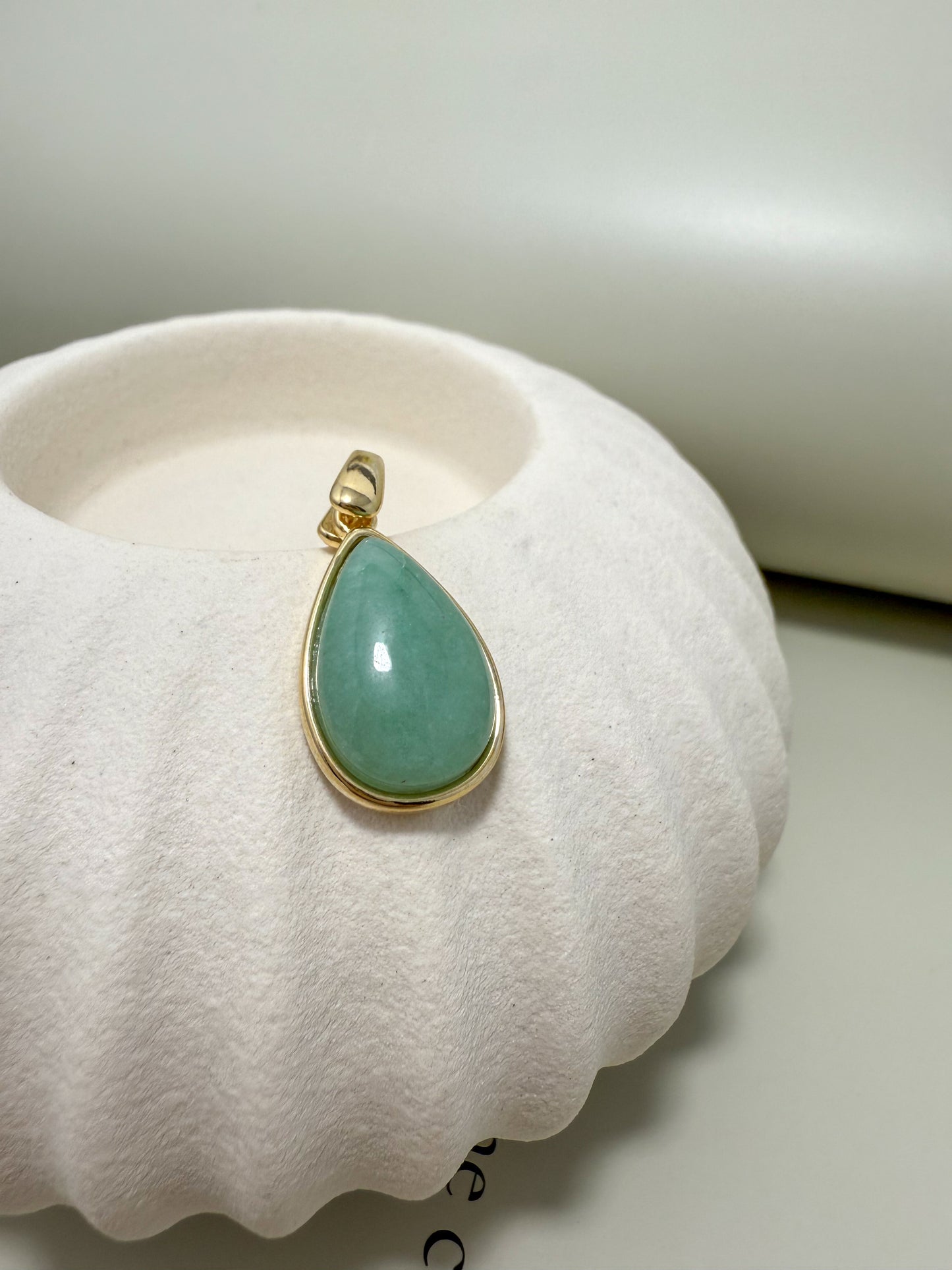 Velani Jewelry Semiprecious Stone Teardrop Pendant