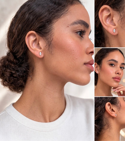 Velani Jewelry Classic Marquise Stud Earrings